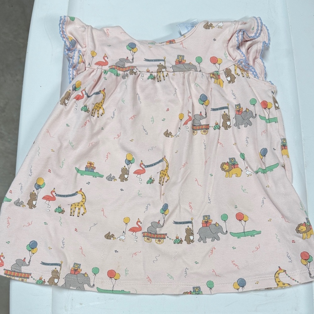 bella bliss Pink Animal Print Kids Dress